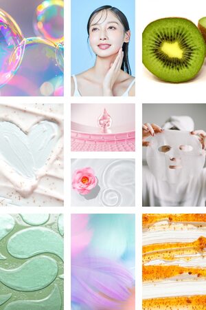 Skincare viso naturale e idratante – maschera viso e ingredienti freschi per pelle luminosa